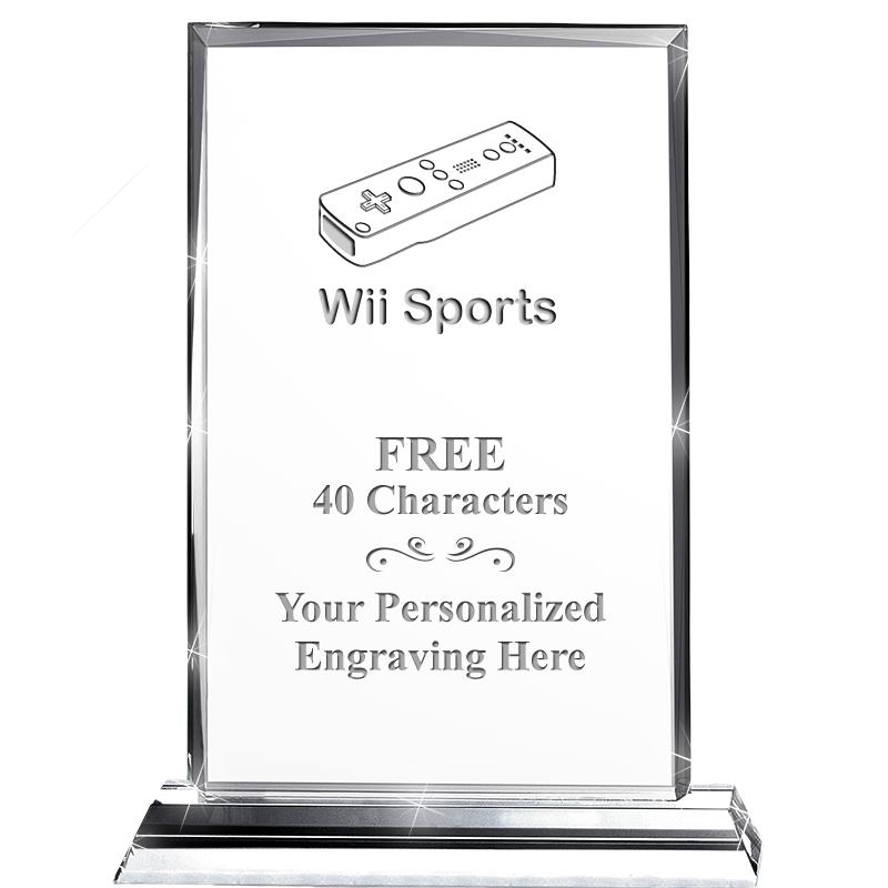 5"wx6.5"h DILIGENCE CRYSTAL