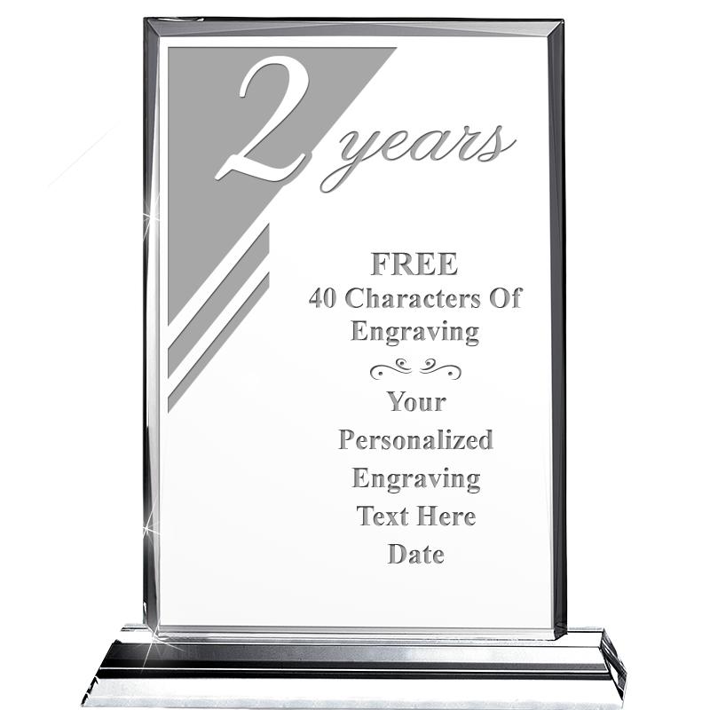 9.5"PREMIUM ANNIVERSARY CRYSTL