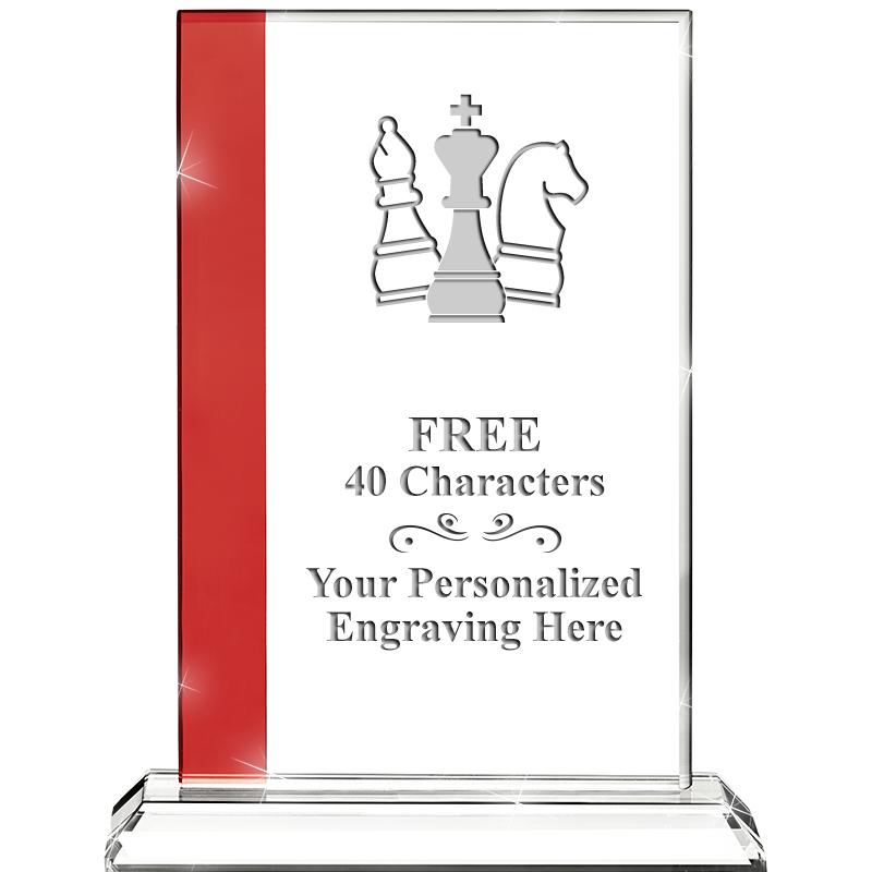 7"FLORENCE CRYSTAL W/RUBY STRP