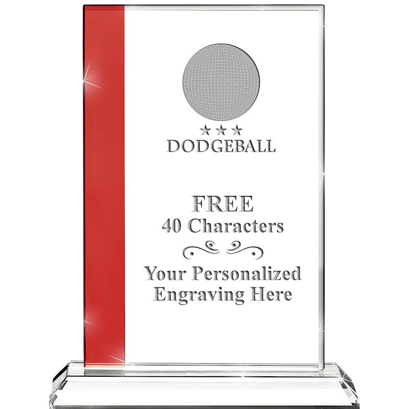 7"FLORENCE CRYSTAL W/RUBY STRP