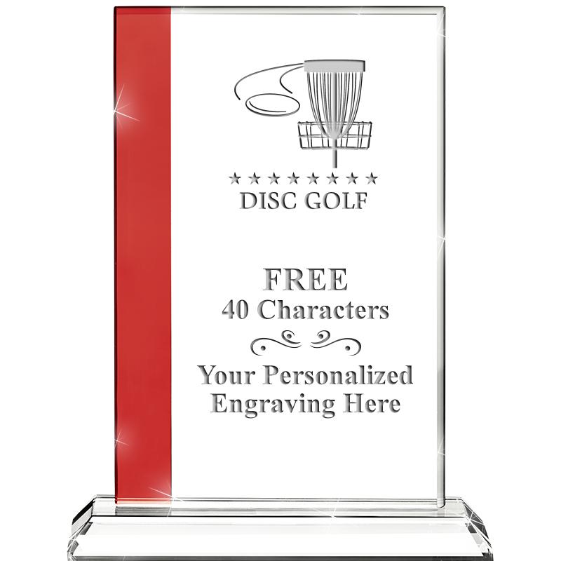 7"FLORENCE CRYSTAL W/RUBY STRP