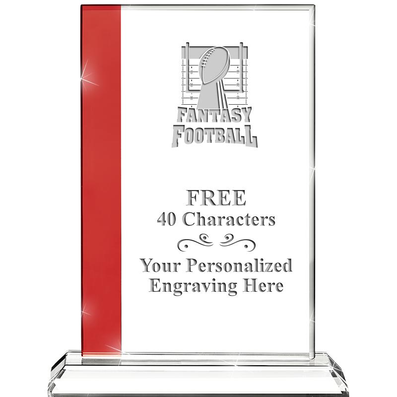 7"FLORENCE CRYSTAL W/RUBY STRP