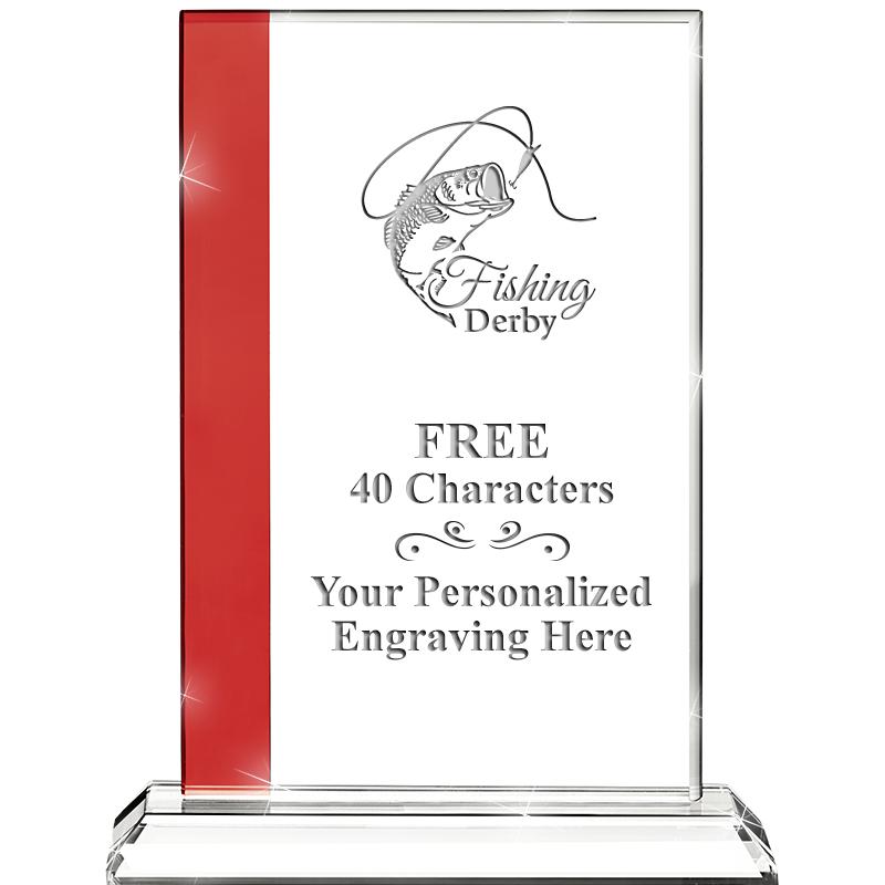 7"FLORENCE CRYSTAL W/RUBY STRP