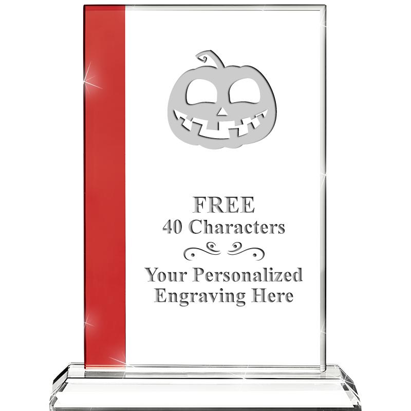 7"FLORENCE CRYSTAL W/RUBY STRP