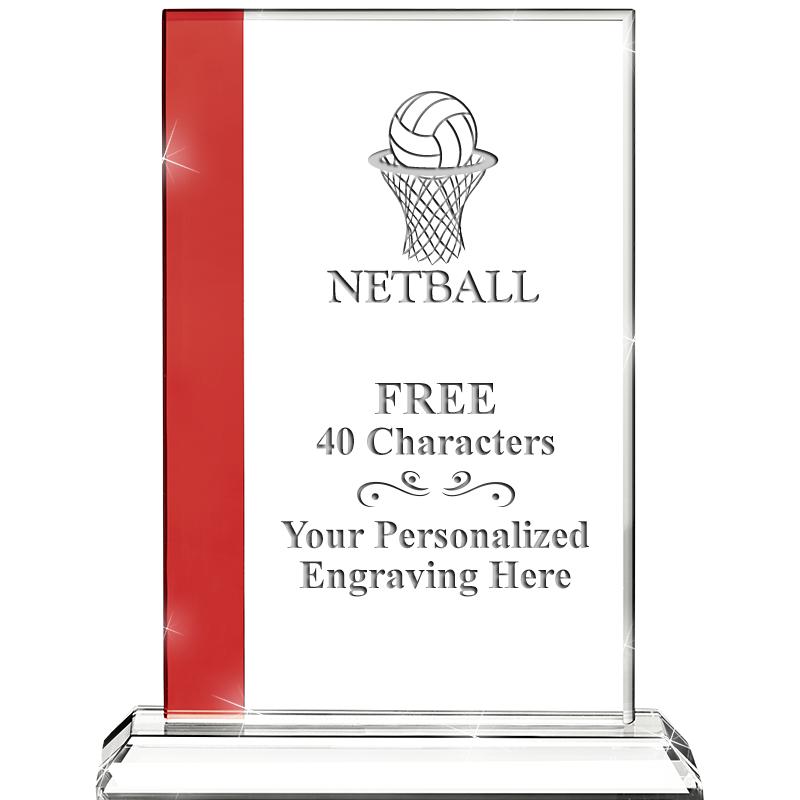 7"FLORENCE CRYSTAL W/RUBY STRP