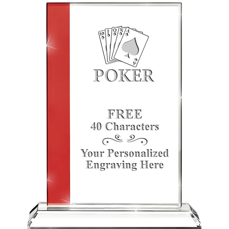 7"FLORENCE CRYSTAL W/RUBY STRP