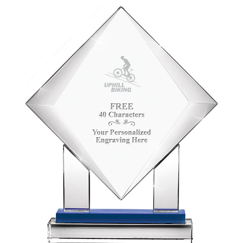 9" RISING NOBLE DIAMOND CRYST