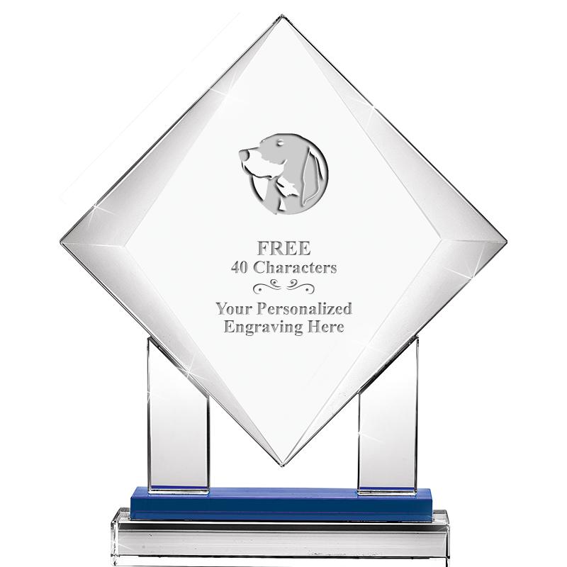 9" RISING NOBLE DIAMOND CRYST