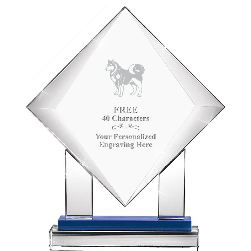 9" RISING NOBLE DIAMOND CRYST