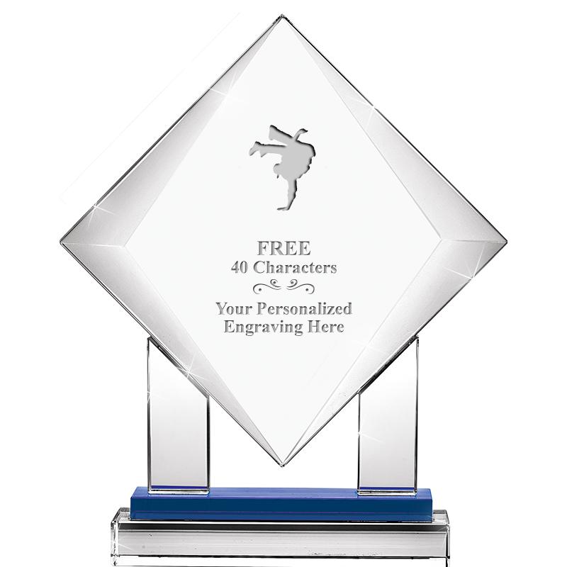 9" RISING NOBLE DIAMOND CRYST