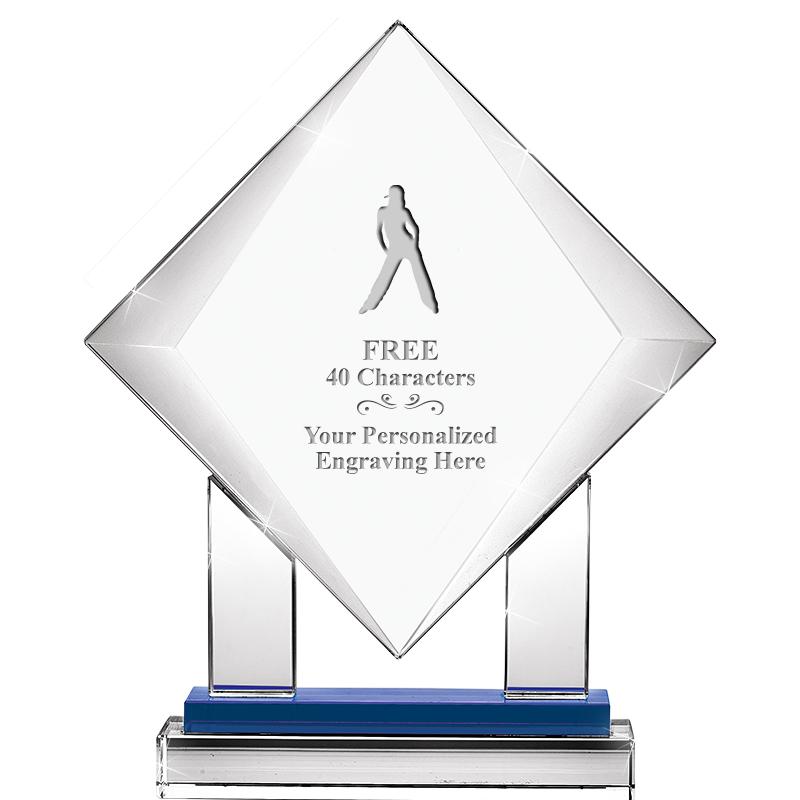 9" RISING NOBLE DIAMOND CRYST