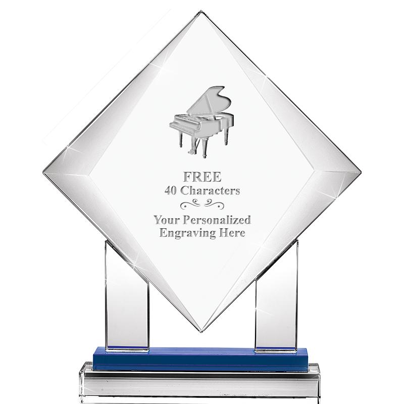 9" RISING NOBLE DIAMOND CRYST