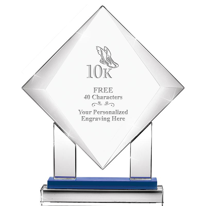 9" RISING NOBLE DIAMOND CRYST