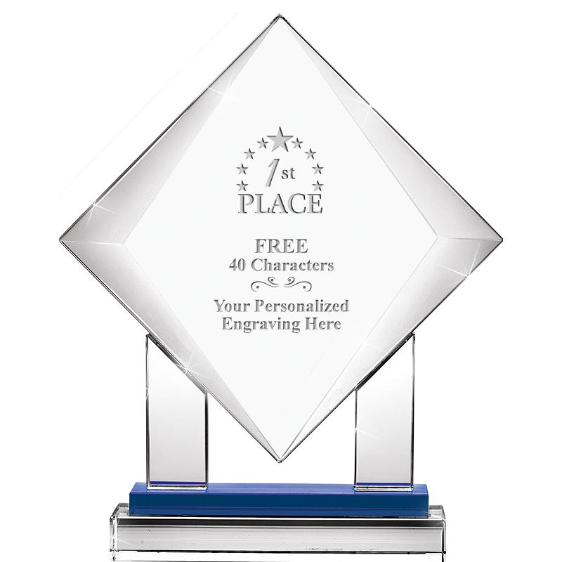 9" RISING NOBLE DIAMOND CRYST