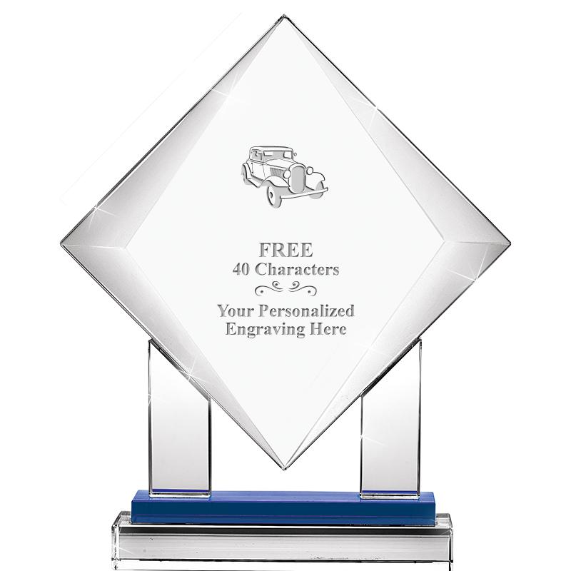 9" RISING NOBLE DIAMOND CRYST