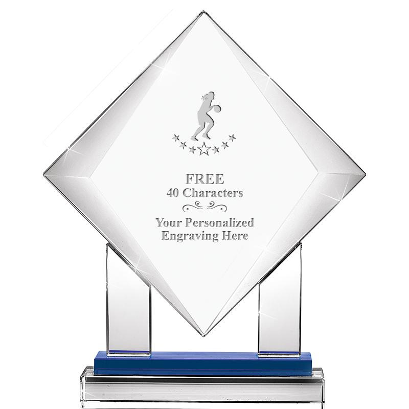 9" RISING NOBLE DIAMOND CRYST