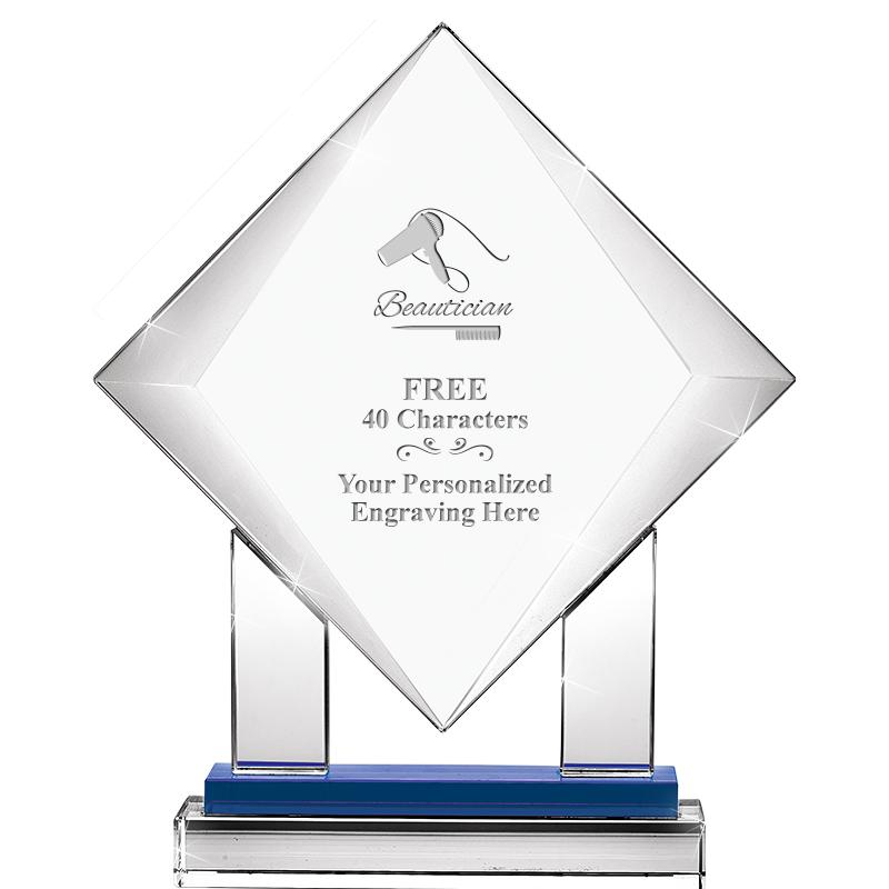 9" RISING NOBLE DIAMOND CRYST