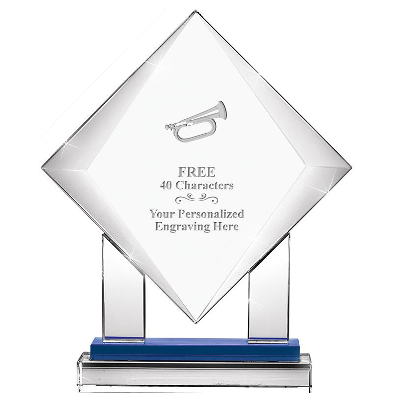 9" RISING NOBLE DIAMOND CRYST