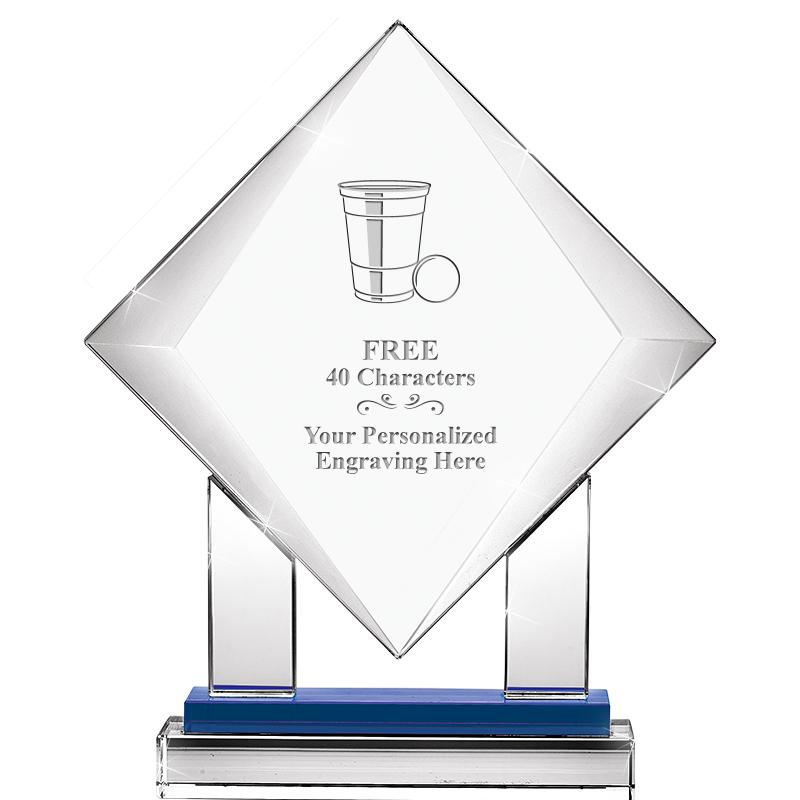 9" RISING NOBLE DIAMOND CRYST