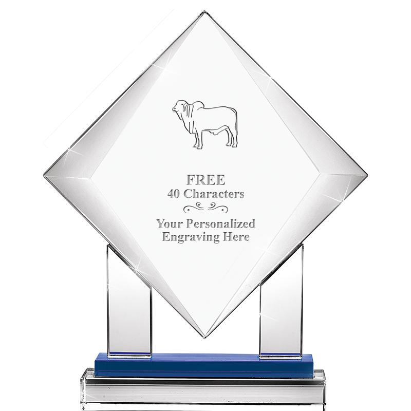 9" RISING NOBLE DIAMOND CRYST