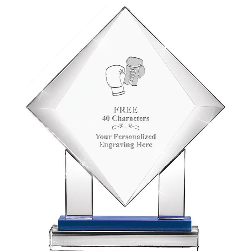 9" RISING NOBLE DIAMOND CRYST