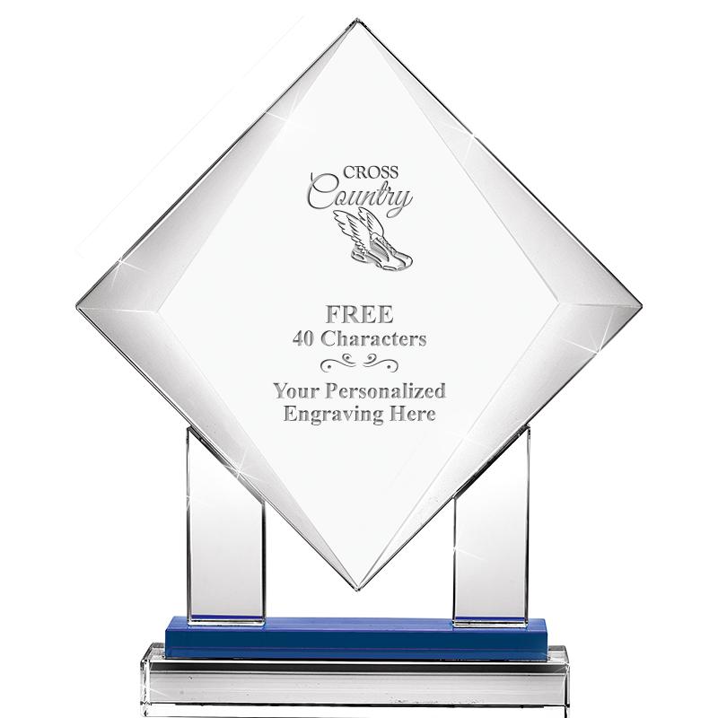 9" RISING NOBLE DIAMOND CRYST