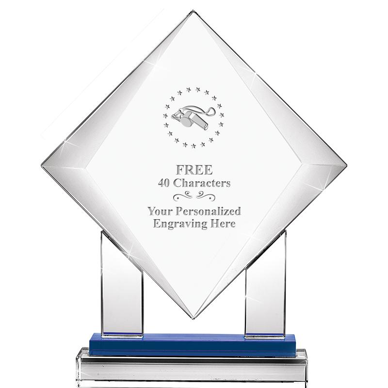 9" RISING NOBLE DIAMOND CRYST