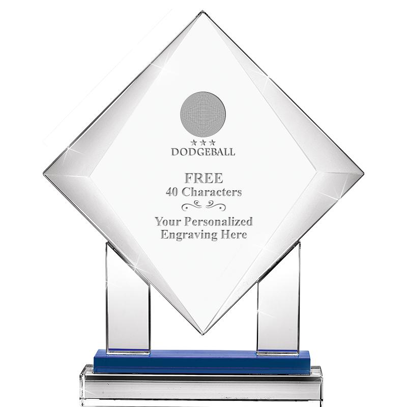 9" RISING NOBLE DIAMOND CRYST