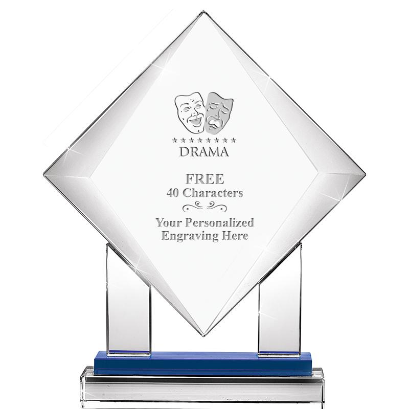 9" RISING NOBLE DIAMOND CRYST