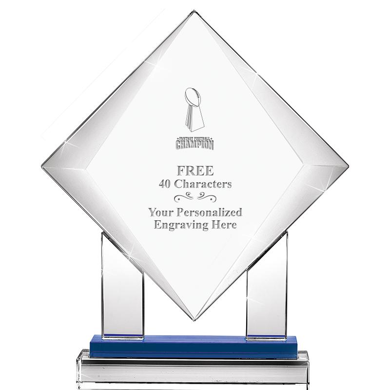 9" RISING NOBLE DIAMOND CRYST