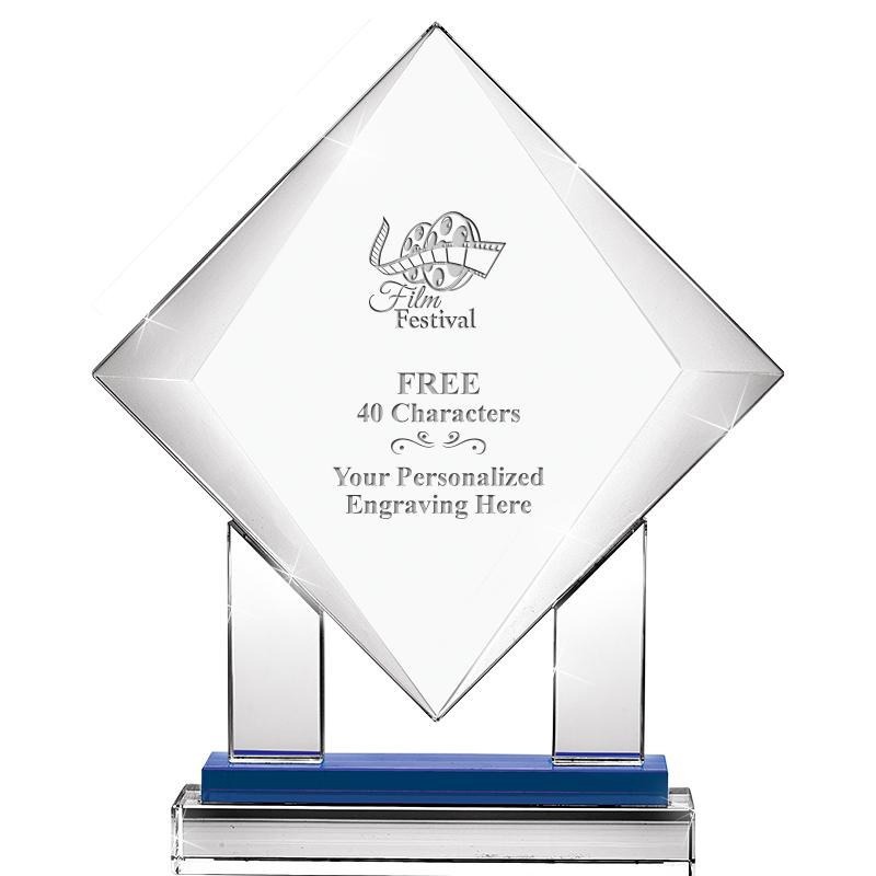 9" RISING NOBLE DIAMOND CRYST