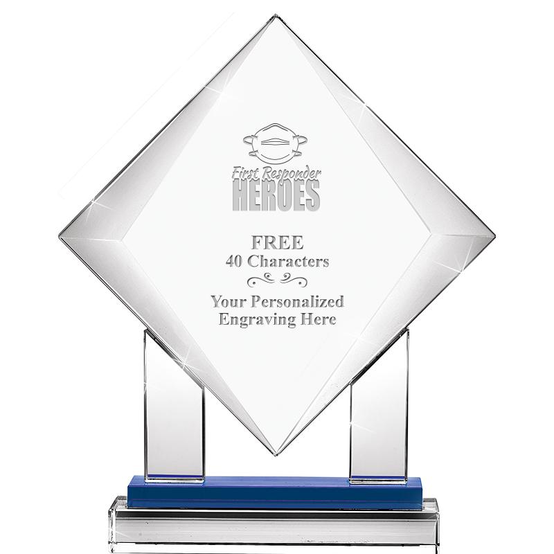 9" RISING NOBLE DIAMOND CRYST