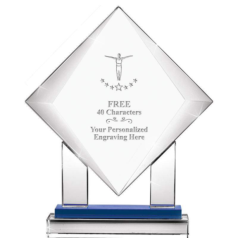 9" RISING NOBLE DIAMOND CRYST