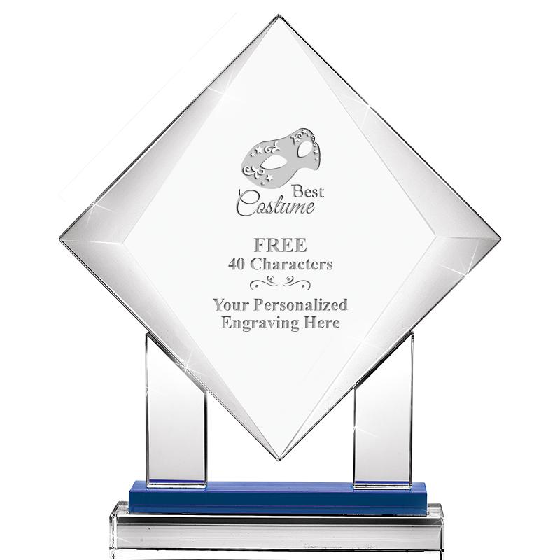 9" RISING NOBLE DIAMOND CRYST