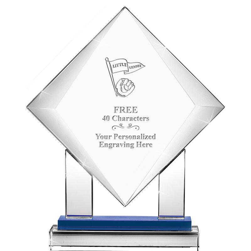 9" RISING NOBLE DIAMOND CRYST