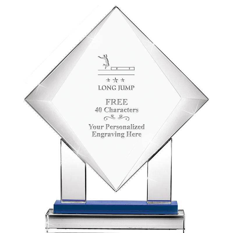 9" RISING NOBLE DIAMOND CRYST