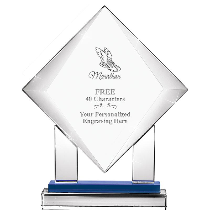 9" RISING NOBLE DIAMOND CRYST