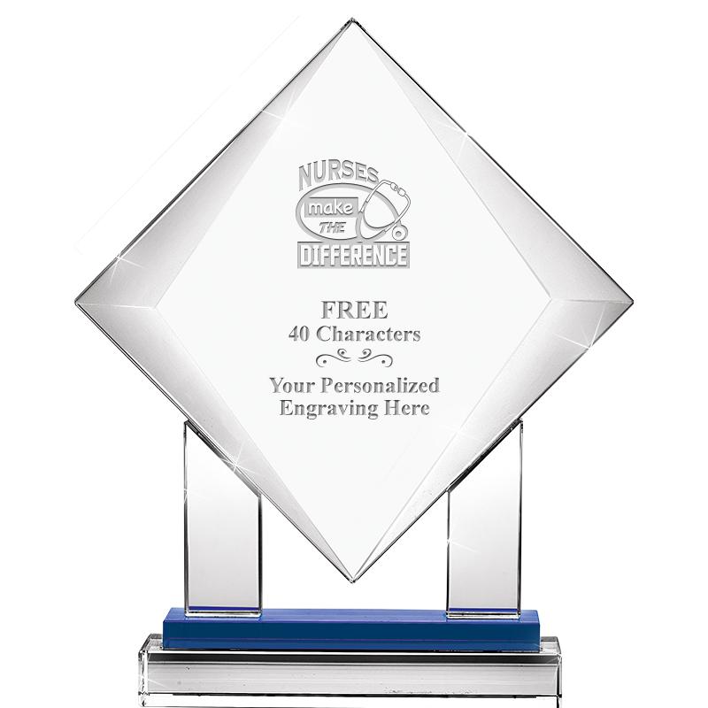 9" RISING NOBLE DIAMOND CRYST