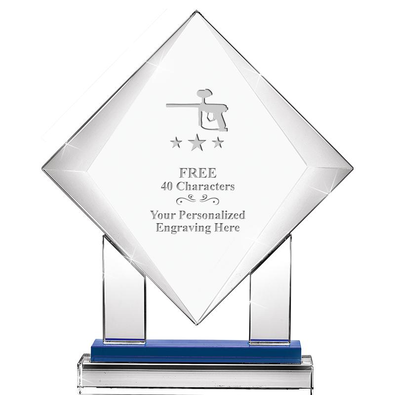 9" RISING NOBLE DIAMOND CRYST