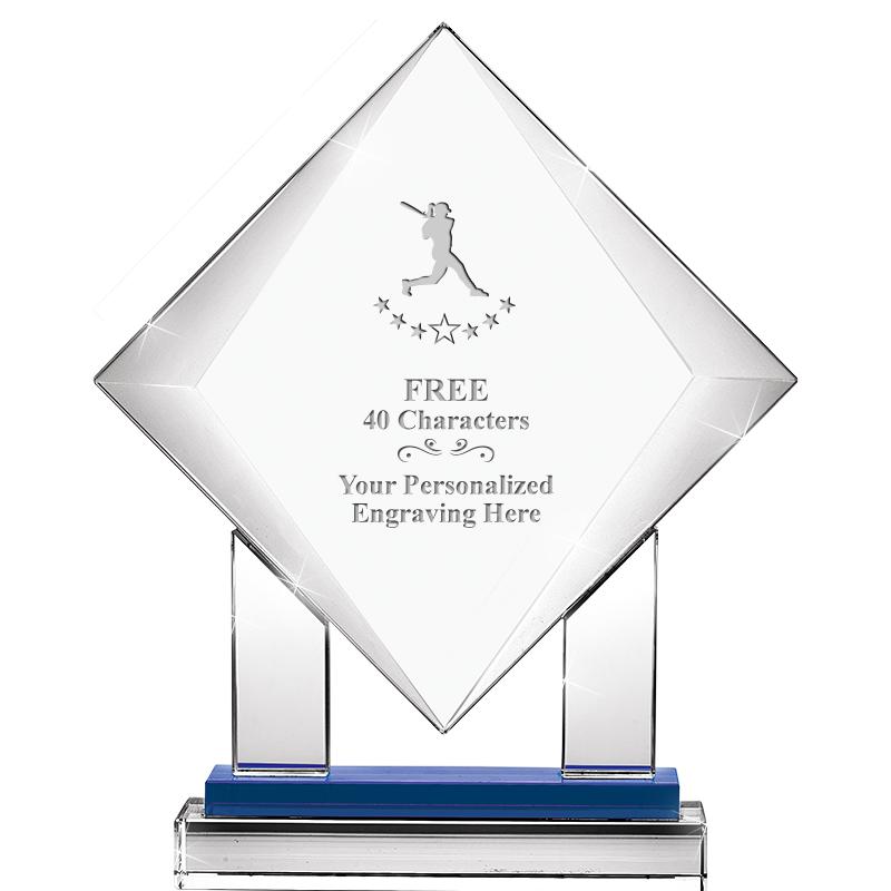 9" RISING NOBLE DIAMOND CRYST