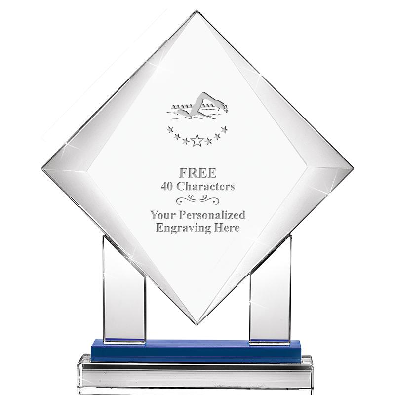 9" RISING NOBLE DIAMOND CRYST