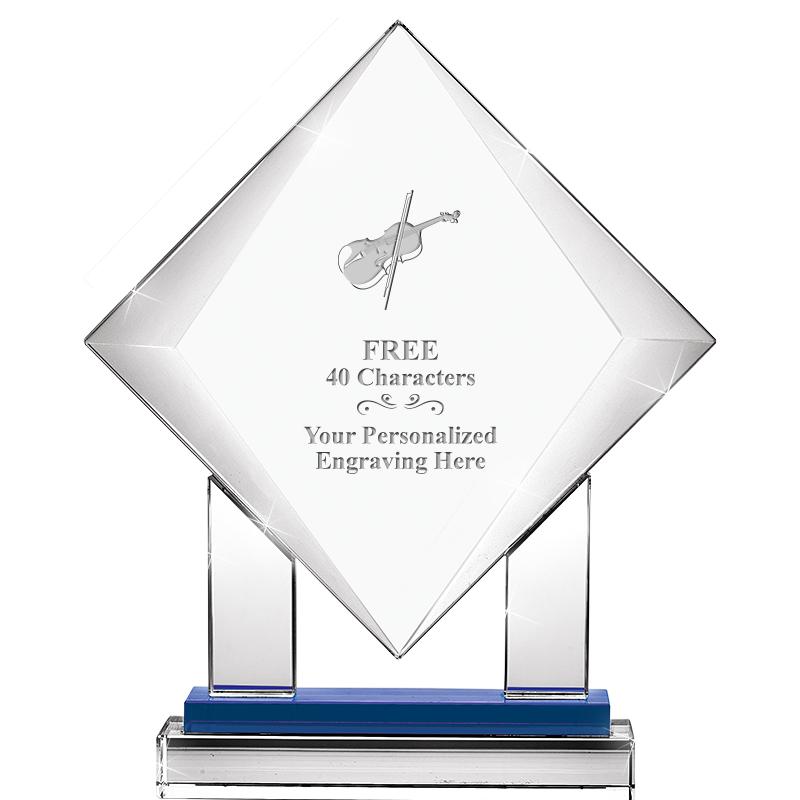 9" RISING NOBLE DIAMOND CRYST