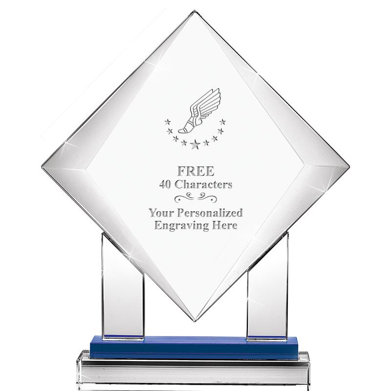 9" RISING NOBLE DIAMOND CRYST