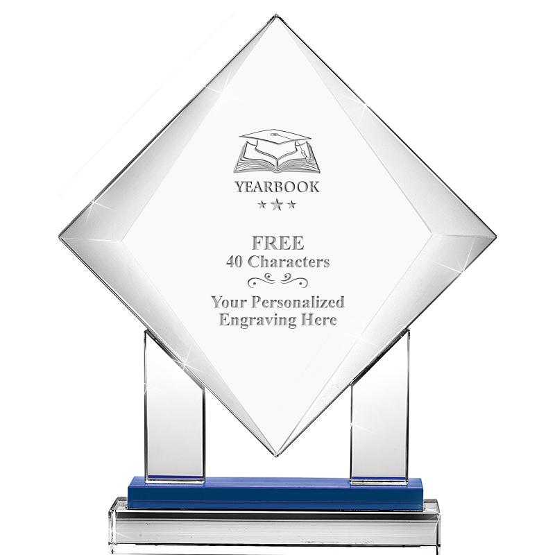 9" RISING NOBLE DIAMOND CRYST