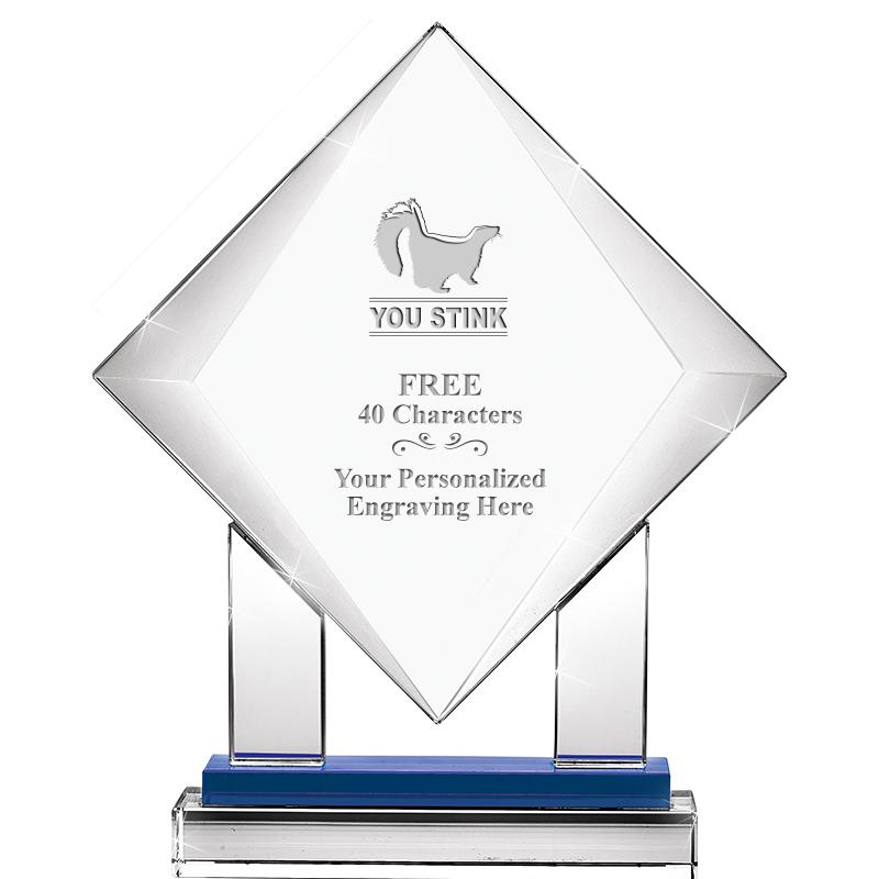 9" RISING NOBLE DIAMOND CRYST