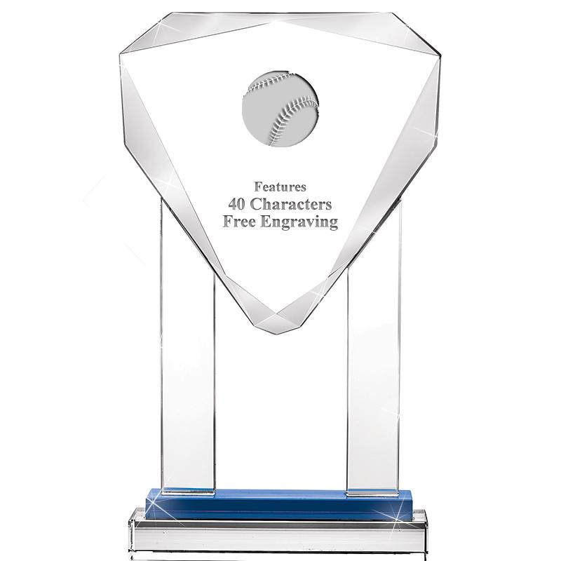 10"RISING NOBLE GEM CRSTL BLUE