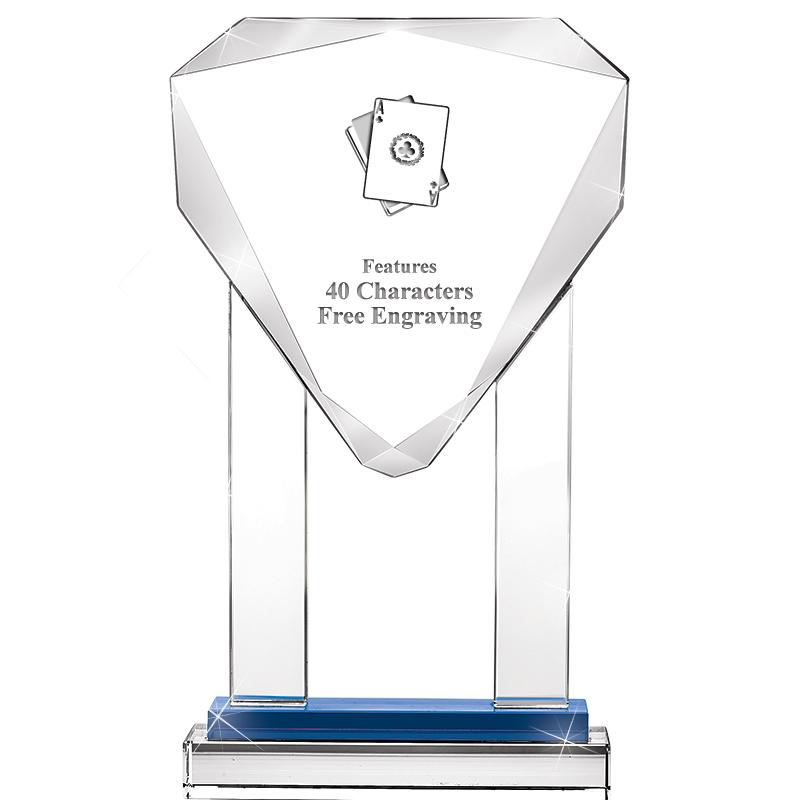 10"RISING NOBLE GEM CRSTL BLUE