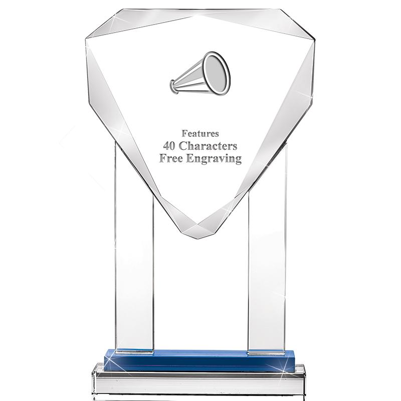 10"RISING NOBLE GEM CRSTL BLUE