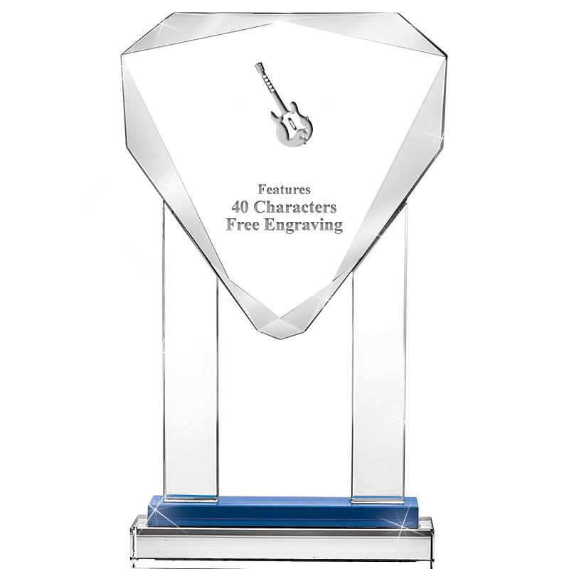 10"RISING NOBLE GEM CRSTL BLUE