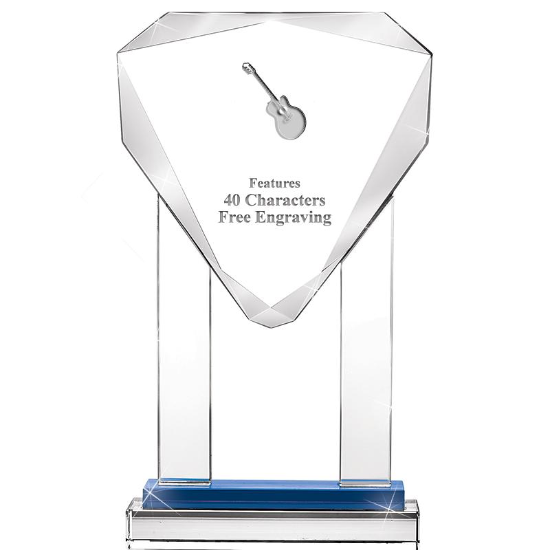 10"RISING NOBLE GEM CRSTL BLUE